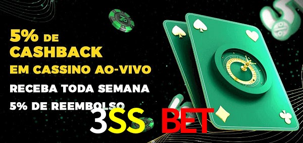 Promoções do cassino ao Vivo 3SS BET